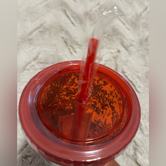 Hello Kitty x Friends Sanrio Rainbow Glitter Tumbler with Red Lid - Picture 8 of 10